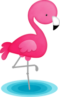 Vector Flamingo Bird Free Photo - Free PNG