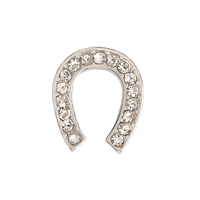 Horseshoe Pendant Silver Free Clipart HD - Free PNG