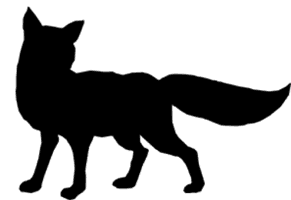 Silhouette Vector Fox Photos PNG Image High Quality