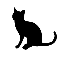 Vector Black Cat Free HQ Image - Free PNG