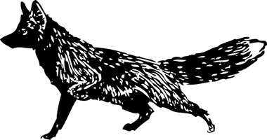 Silhouette Vector Fox Free HD Image - Free PNG