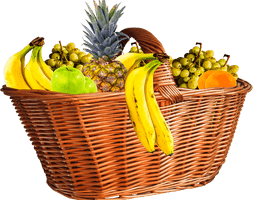 Basket Fruit PNG Download Free