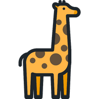 Giraffe Vector Pic Free Download PNG HD