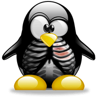 Tuxedo Linux Arch Penguin Free Frame - Free PNG