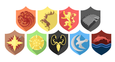 Shield House Game Daenerys Badge Targaryen - Free PNG