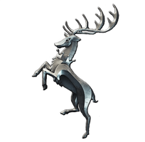 Heraldry House Deer Sigil Reindeer Baratheon - Free PNG