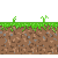 Plant Art Sprite Game Grass Pixel - Free PNG