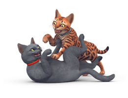 Sims Medium Dog Cat Sized To Cats - Free PNG