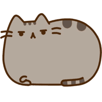 Brown Medium Sticker Pusheen Cat Sized To - Free PNG