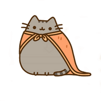 Carnivoran Headgear Pusheen Hero Cat Free HQ Image - Free PNG