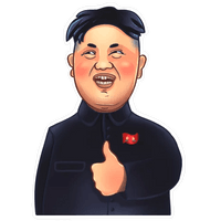 Korea North Kim Jongun Telegram Nose Facial - Free PNG