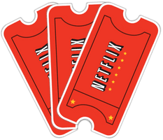 Nasdaqnflx Icons Netflix Computer Line Red - Free PNG