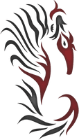 Seahorse Tattoo Rooster Design Ink Free Download Image - Free PNG