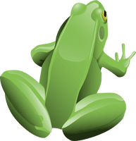 Cartoon Frog - Free PNG