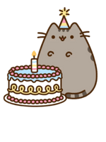 Food Pusheen Birthday Cake Cat HQ Image Free PNG