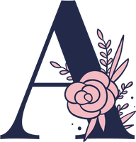 Floral Alphabet HD Image Free - Free PNG