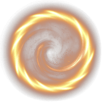 Fire Light Circle Flame Free PNG HQ