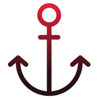 Anchor Red Free PNG HQ