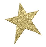 Star Glitter Gold Free Download PNG HQ