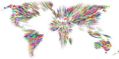 Abstract World Map Image Free HQ Image - Free PNG