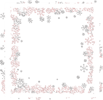 Vector Frame Flower Snowflake Download Free Image - Free PNG