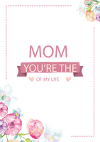 Greeting Paper Euclidean Vector Mom Mother Cards - Free PNG