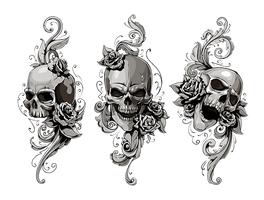 Tattoos School Old Skull (Tattoo) Human Symbolism - Free PNG