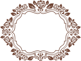 Brown Frame Flower Free Download PNG HQ