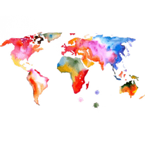 Abstract World Map Free Transparent Image HQ - Free PNG