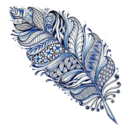 Tattoo Designs Mehndi Feather Mandala Drawing - Free PNG