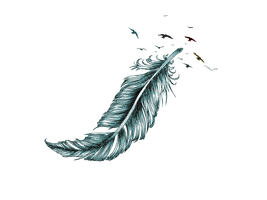 Irezumi Tattoo Feather Sleeve Artist Free Transparent Image HD - Free PNG