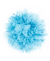 Blue Color Powder Light Free HQ Image - Free PNG