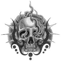 Skull Tattoo Free Png Image