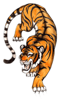Tiger Tattoos Transparent - Free PNG