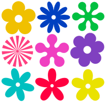 Flowers Vectors Png File