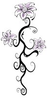Flower Tattoo Transparent - Free PNG