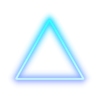 Triangle Light Sticker Neon Sign Human Detroit: - Free PNG