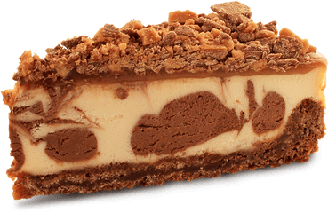 Skor Cheesecake Factor Desserts - Slice Cheesecake Png