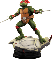 Tmnt Raphael Statue By Pop Culture Shock - Ninja Turtles Statue Png