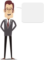 Businessman Cartoon Text Bubble - Transparent Png U0026 Svg Transparent Cartoon Businessman