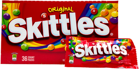 Skittles Original Fruit Flavor Candy - Skittles Png