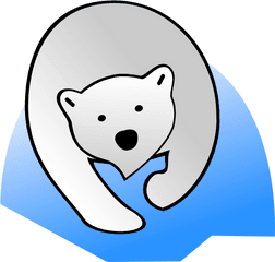 Oso Polar Clip Art - Vector Clip Art Online Oso Polar En Caricatura Png