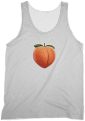 Peach Emoji Bottom Tank Top - Clothing Png