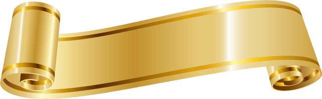 Golden Gold Ribbon Free HQ Image - Free PNG