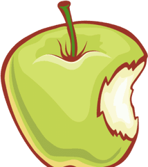 Download Drawn Apple Bite Drawing Png