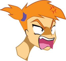 Anime Girl Face Png Picture 382725 - Angry Anime Girl Png