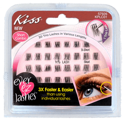 Kiss Individual False Lashes Alcone Company - Cluster Of 3 Lashes Png