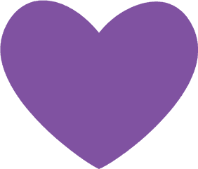 Purple Heart Id 10100 Emojicouk - Purple Heart Clip Art Png