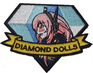 Diamond Dolls M4 Sopmod Ii Embroidery Patch - Diamond Dogs Png