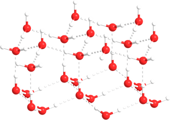 Ice Hexagonal Crystal - Ice Crystal Structure Transparent Png